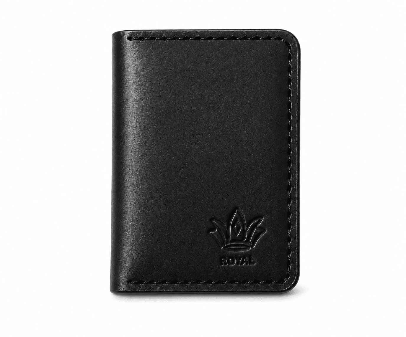 ROYAL Hand Made Card Holder β Black